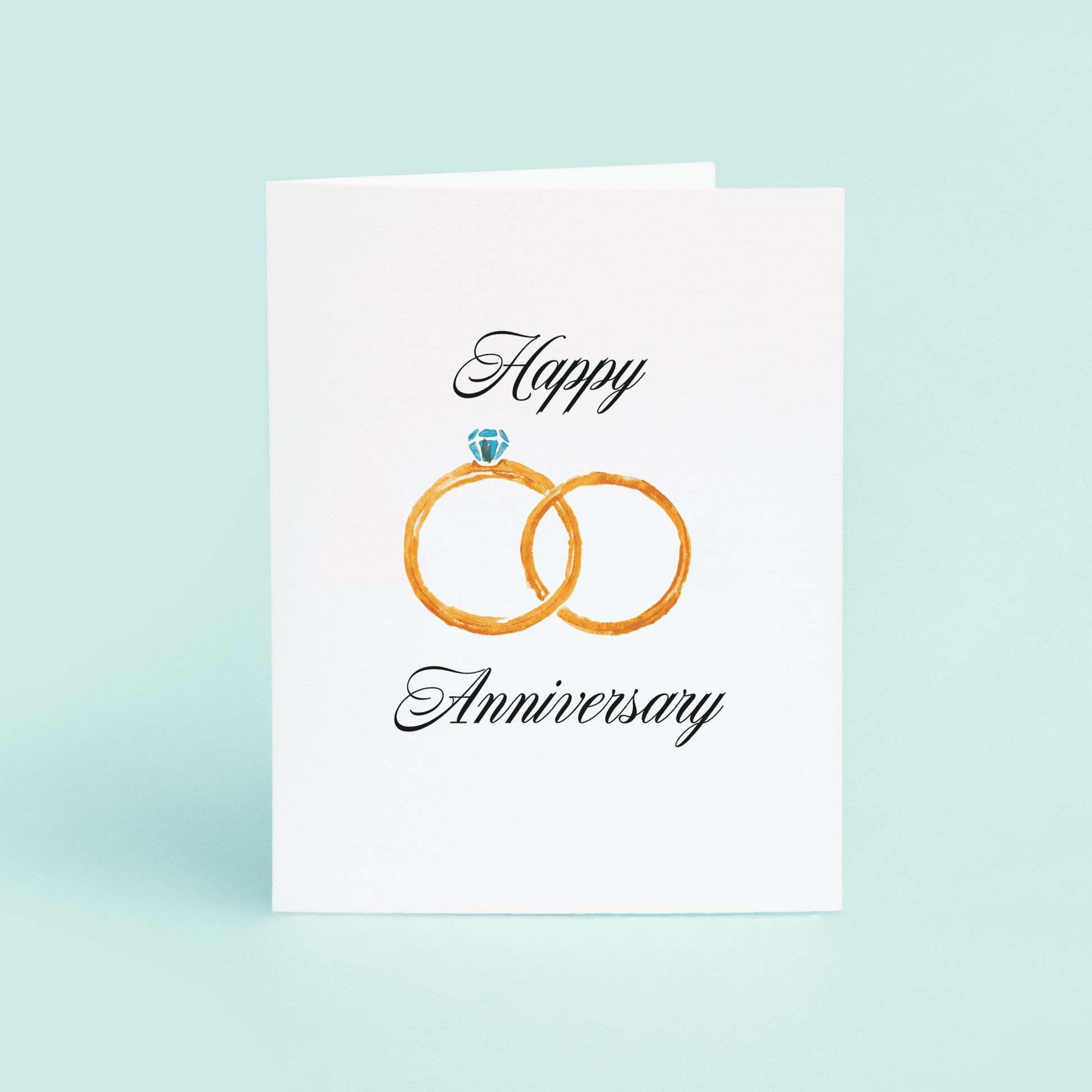Anniversary Rings "Happy Anniversary" - themonogram manor 