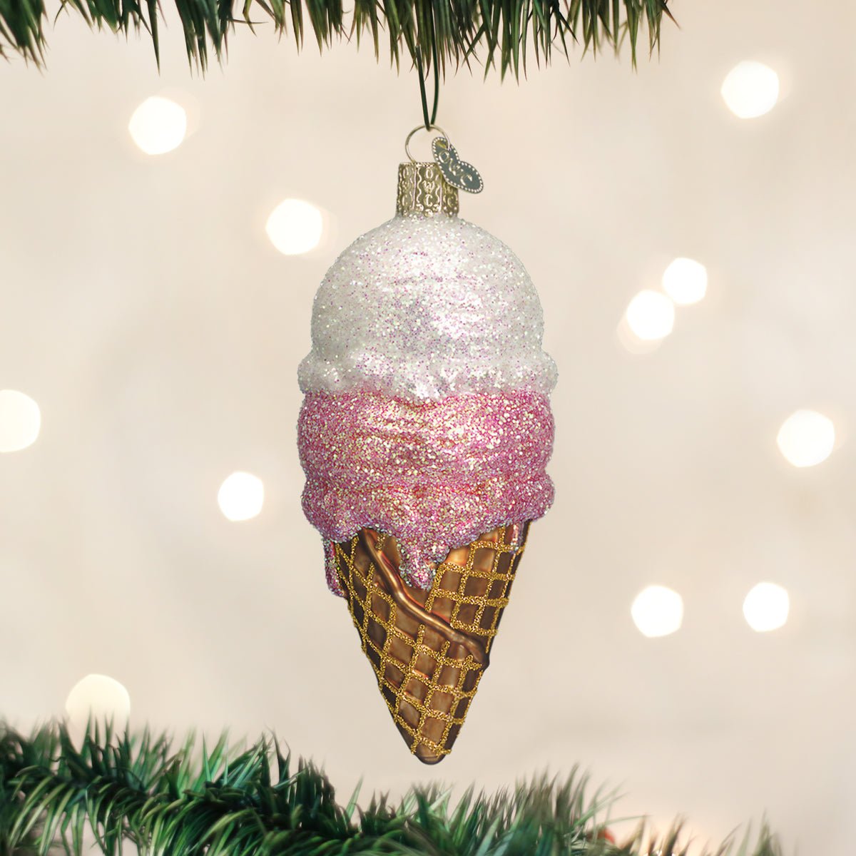 Ice Cream Cone Ornament - themonogram manor 