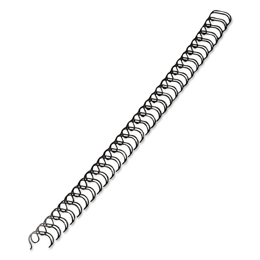 Fellowes Wire Bindings, 1/4" Diameter, 35 Sheet Capacity, Black, 25/Pack - themonogram manor 