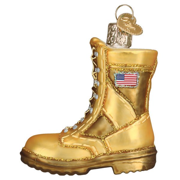 Military Boot Ornament - #themonogram manor #