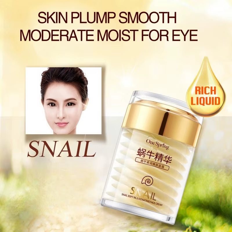Snail Collagen Face Cream Moisturizer Firming Brighten Skin Day Cream for Face Nourishing Smoothing Korean Cosmetics Skin Care - themonogram manor 