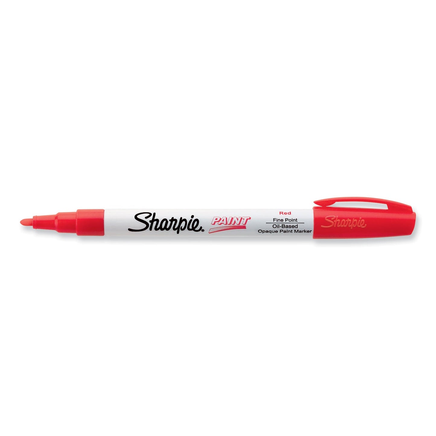 Sharpie Permanent Paint Marker, Fine Bullet Tip, Red - themonogram manor 