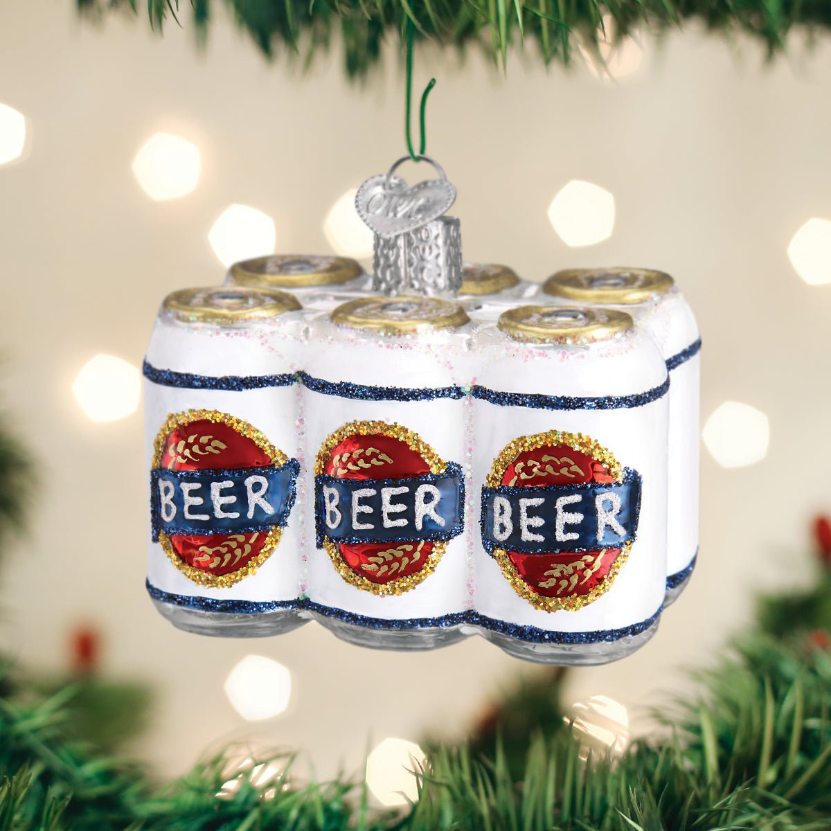 Six Pack Of Beer Ornament - #themonogram manor #