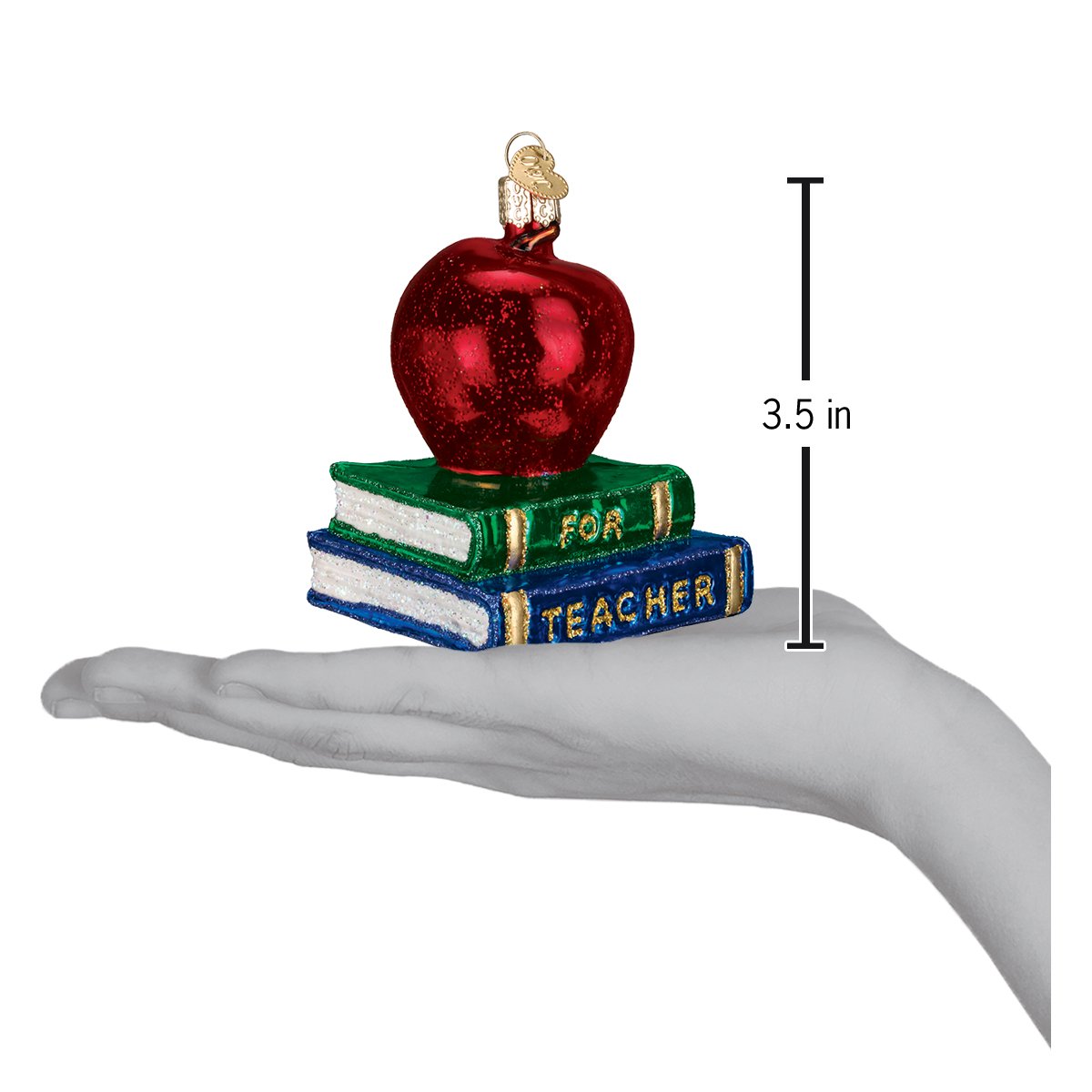 Teacher's Apple Ornament - themonogram manor 