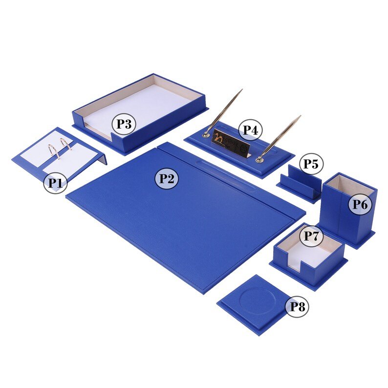 MOOG Desk Organizers And Accessories - Fully Customizable - 10 PCS - themonogram manor 