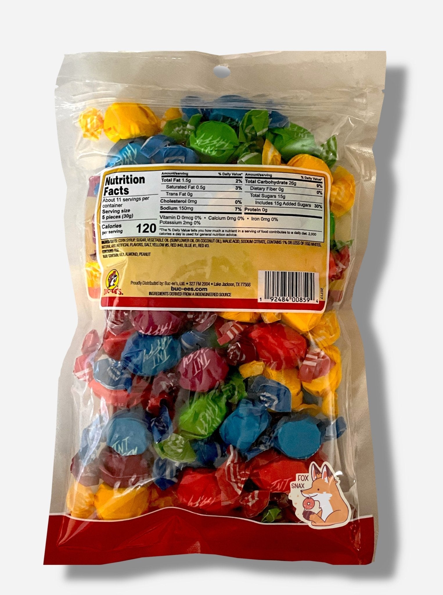 Buc - ee's Sour Salt Water Taffy - themonogram manor 
