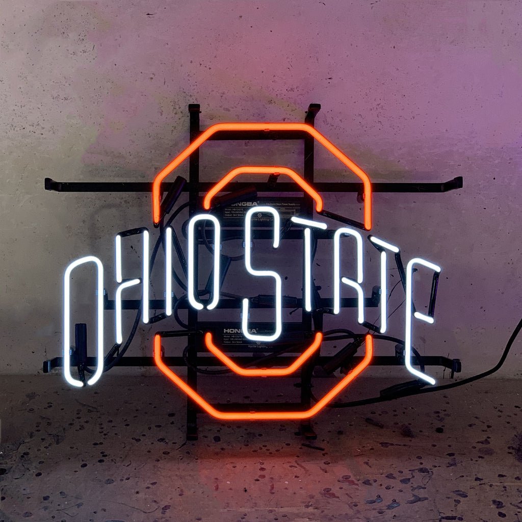 Ohio State Neon Light Sign - themonogram manor 