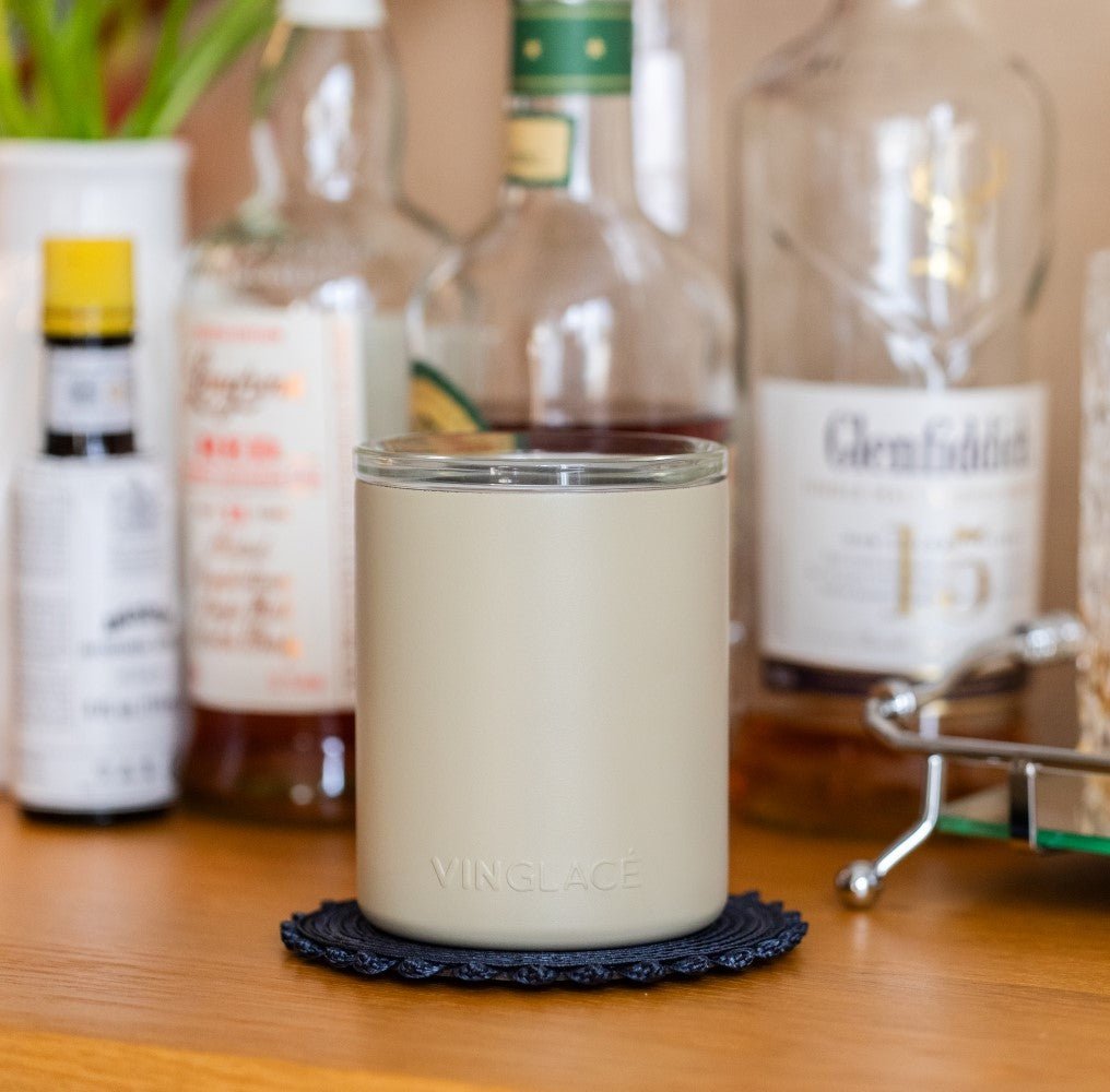 Glass Lined Whiskey Low Ball - themonogram manor 