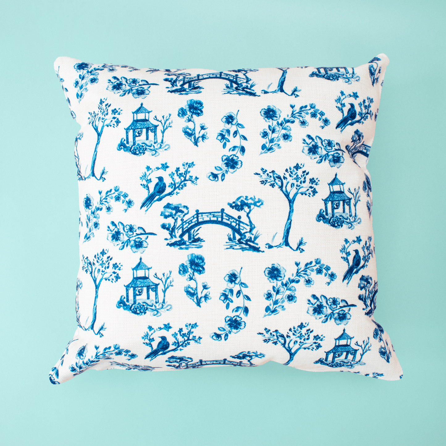 Chinoiserie Throw Pillow - themonogram manor 