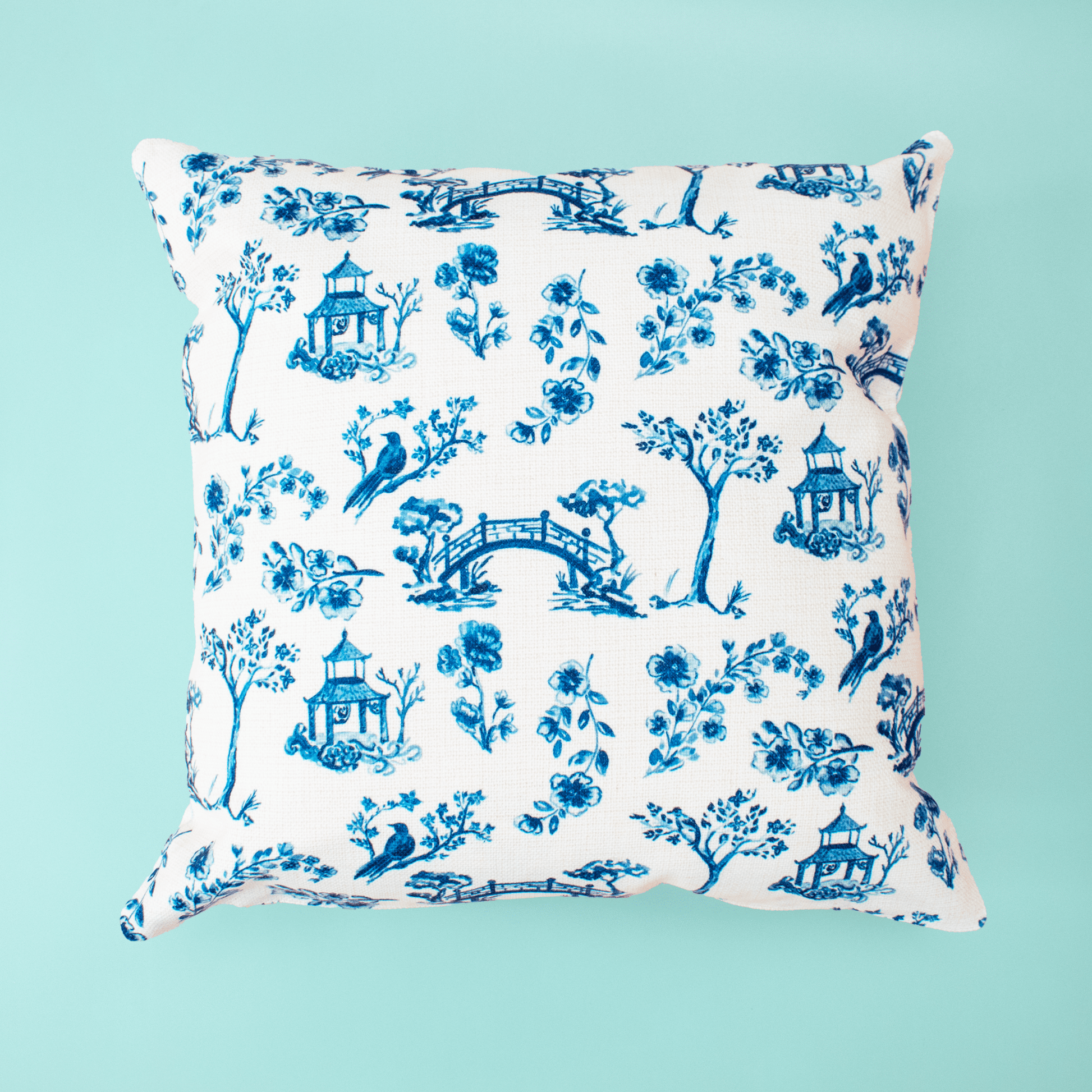 Chinoiserie Throw Pillow - themonogram manor 