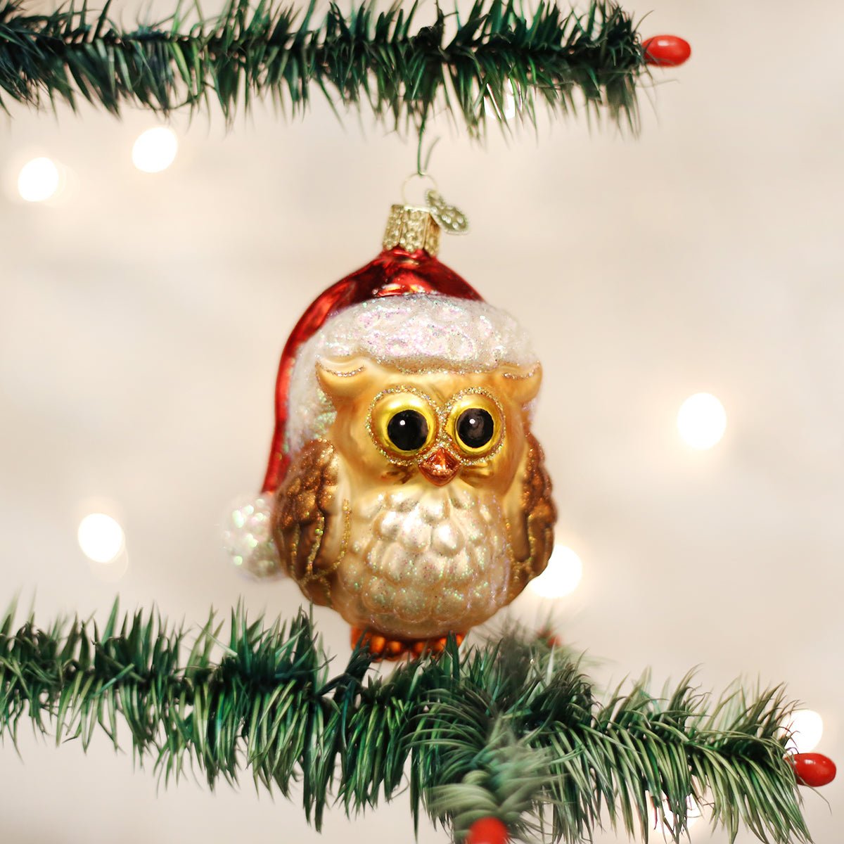 Santa Owl Ornament - themonogram manor 