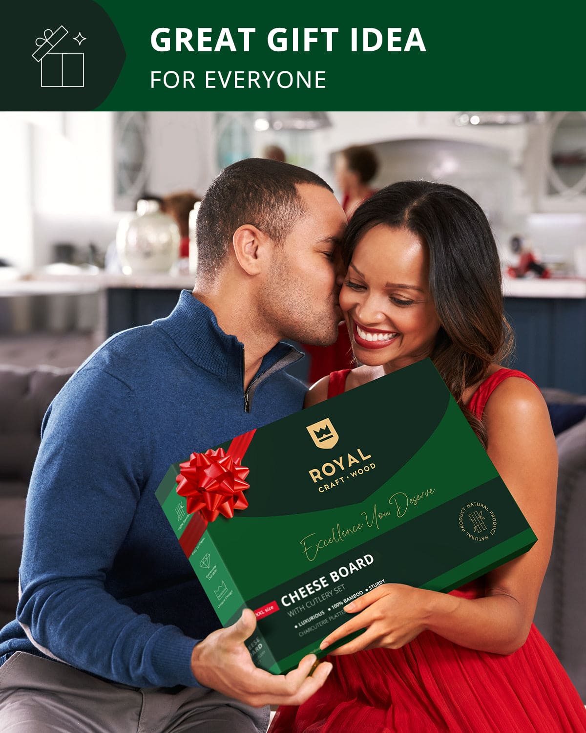 Cheese Board XXL with Cutlery Set - themonogram manor 