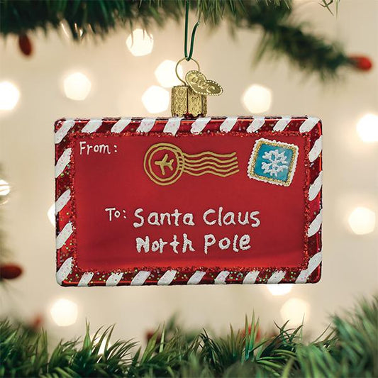 Letter To Santa Ornament - themonogram manor 