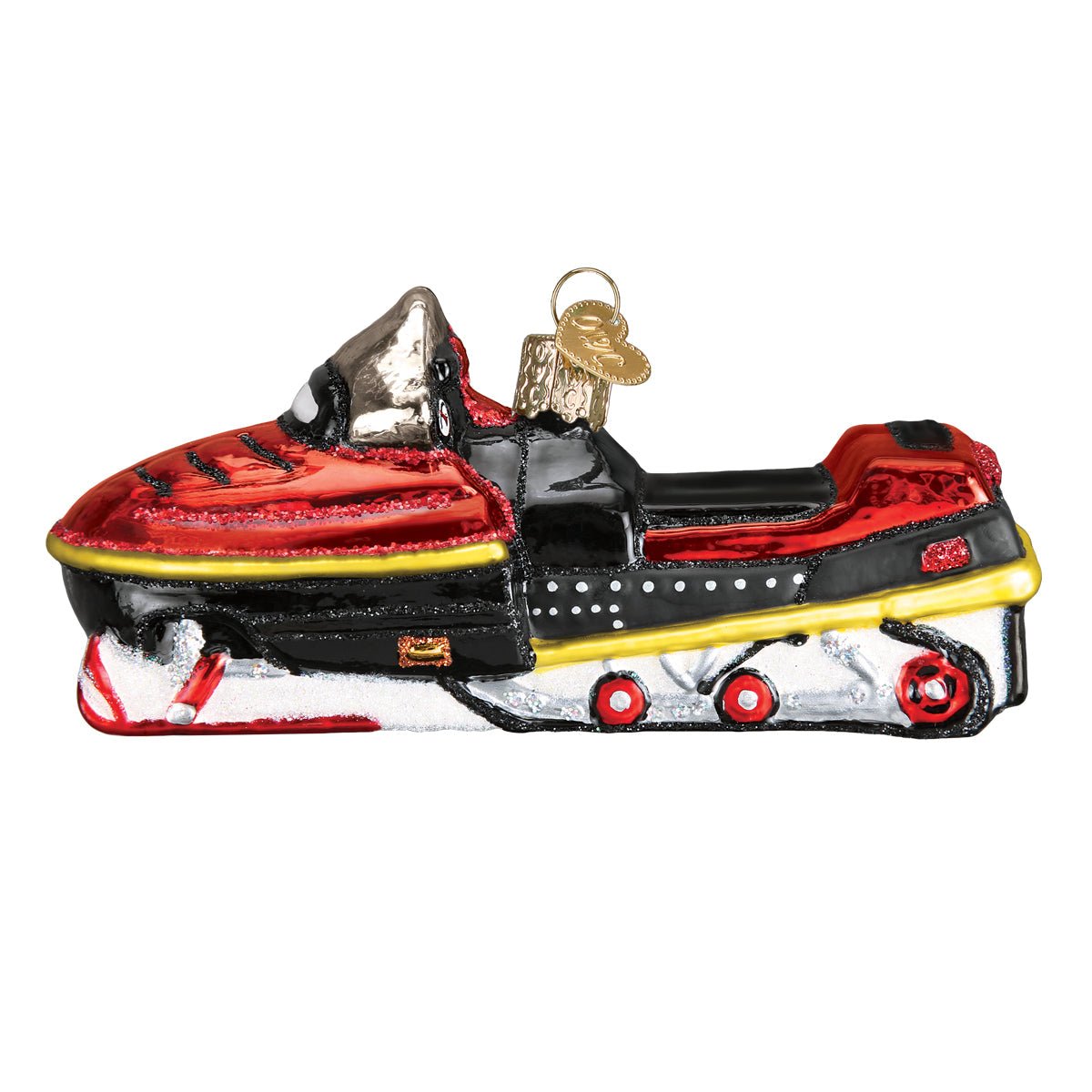Snowmobile Ornament - #themonogram manor #