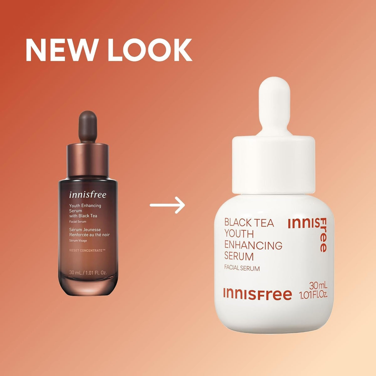 Black Tea Youth Enhancing Serum, Korean Serum with Niacinamide for Firming and Glow - themonogram manor 