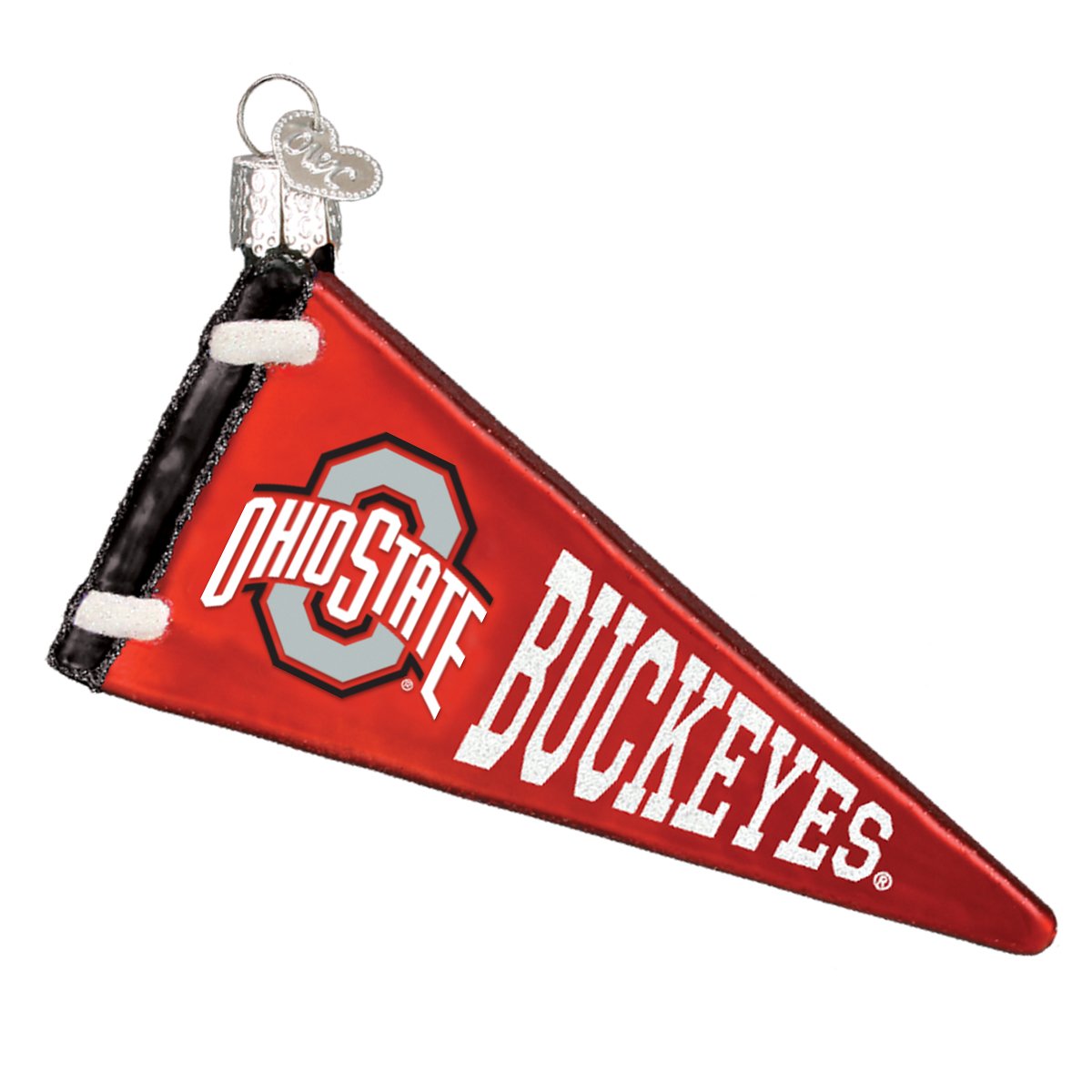 Ohio State Pennant Ornament - themonogram manor 