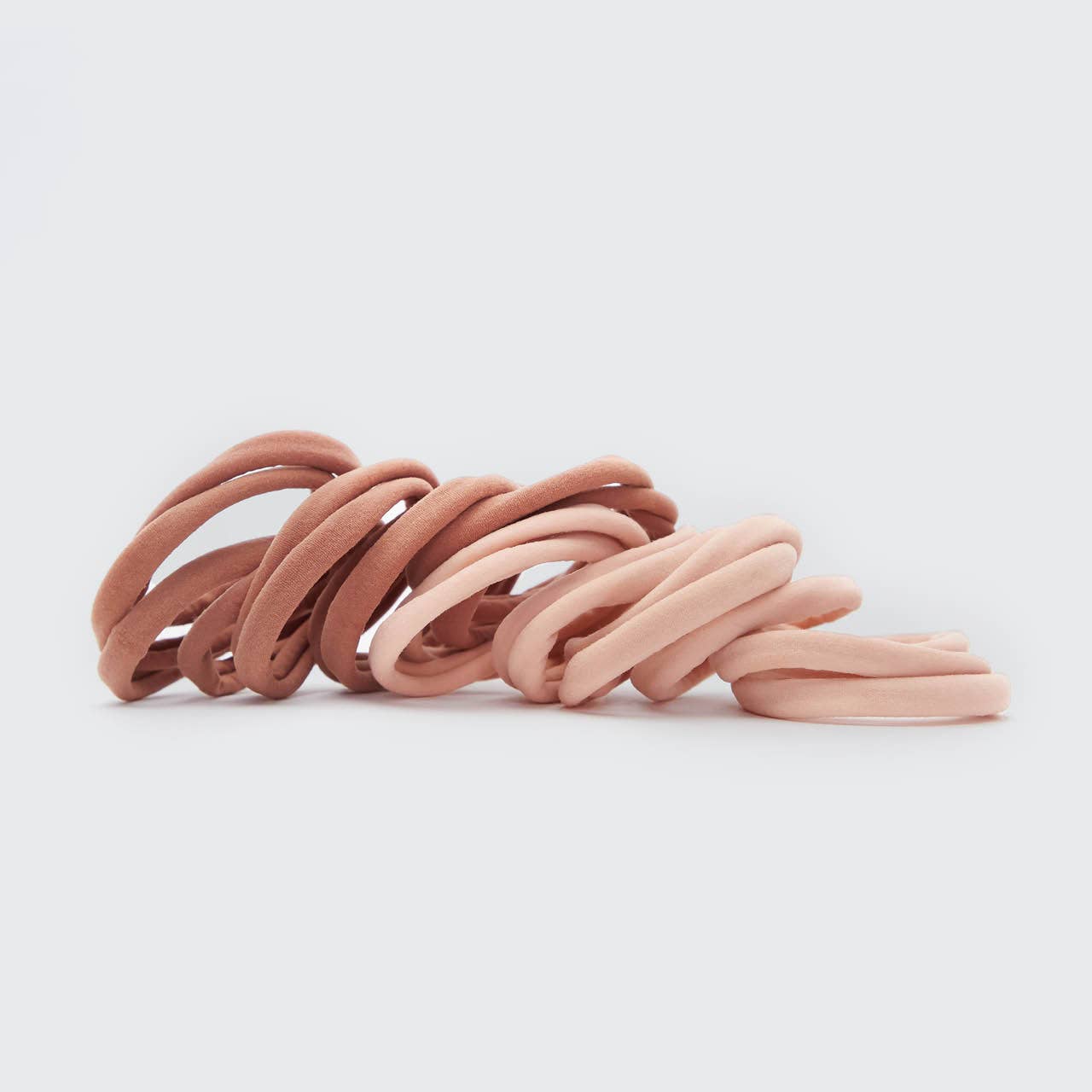 Eco - Friendly Nylon Elastics 20pc set - Blush - themonogram manor 