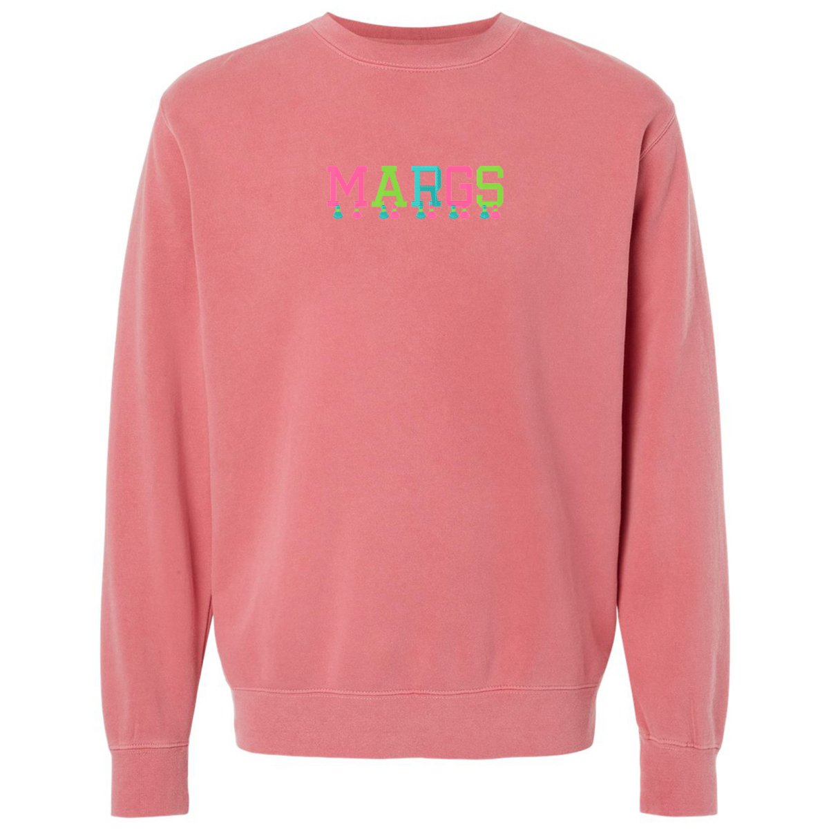 Embroidered Tasseled 'Margs' Cozy Crew - themonogram manor 