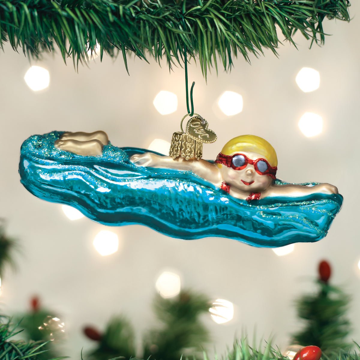 Swimming Ornament - themonogram manor 