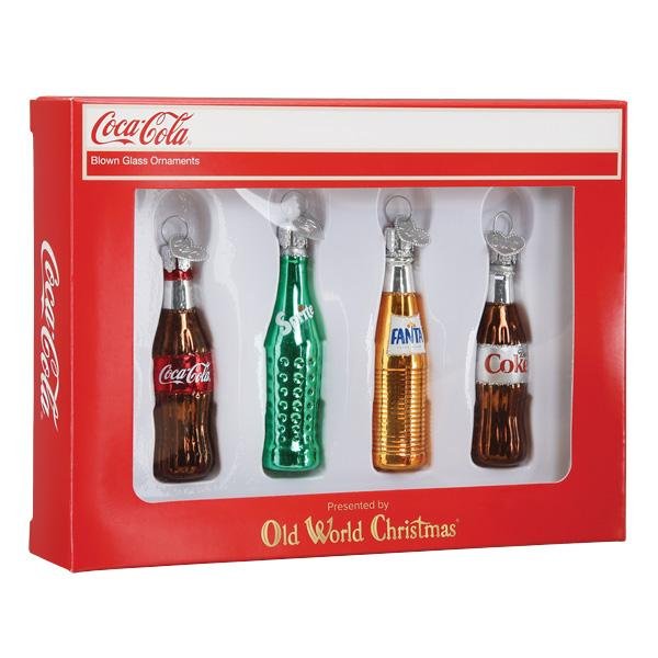 Coca - Cola® Mini Beverage Ornament Set - themonogram manor 