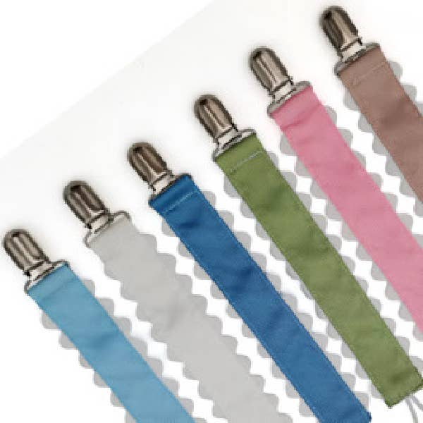 Pacifier Clip, Monogram-able Assorted Colors - themonogram manor 