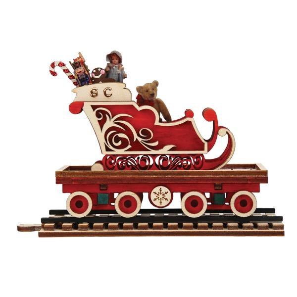North Pole Express Sleigh Car Ornament - themonogram manor 