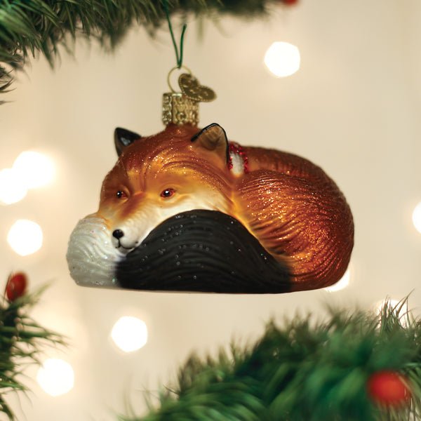 Cozy Fox Ornament - #themonogram manor #