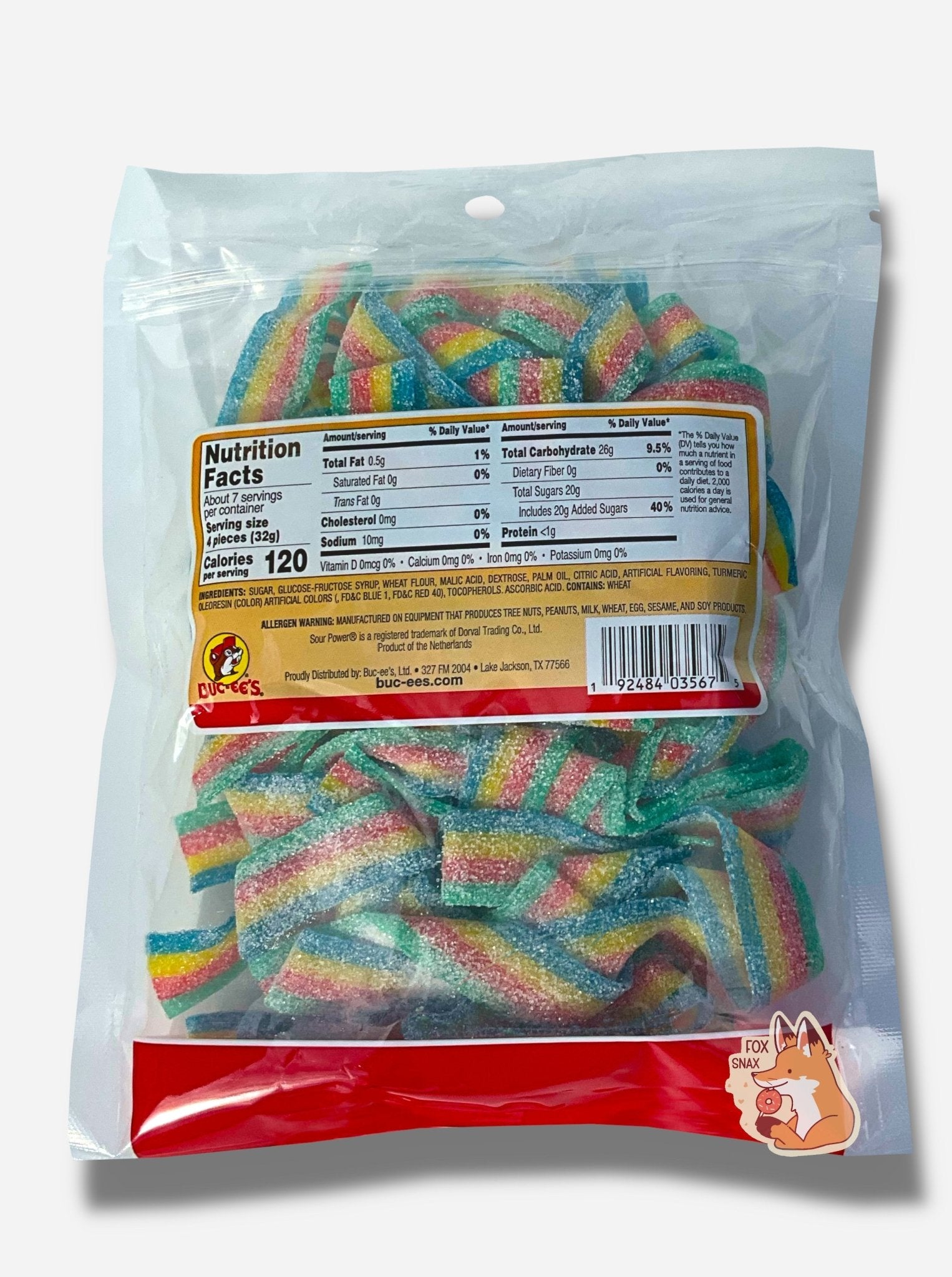 Buc - ee's Quattro Sour Power Candy Belts - themonogram manor 