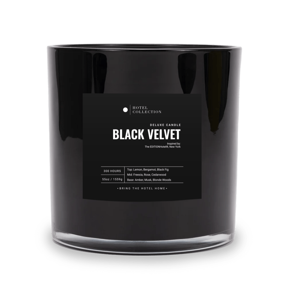 Deluxe Black Velvet™ Candle - themonogram manor 