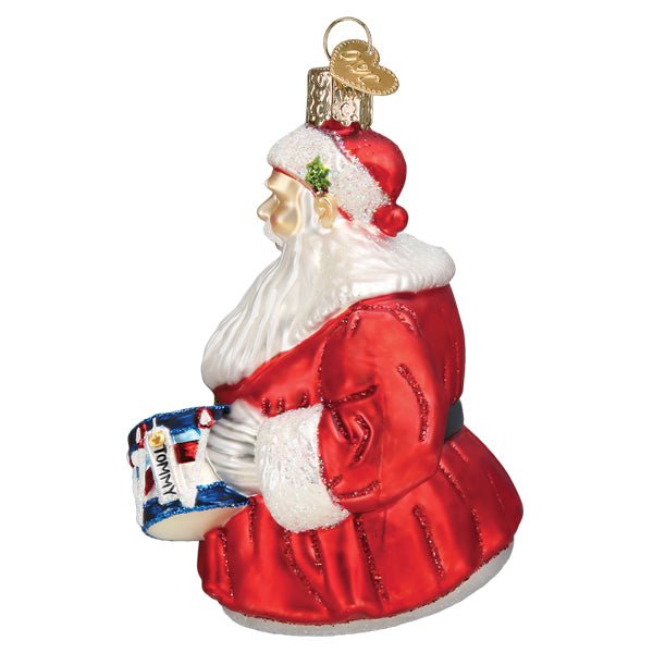 Norman Rockwell Iconic Santa Ornament - themonogram manor 