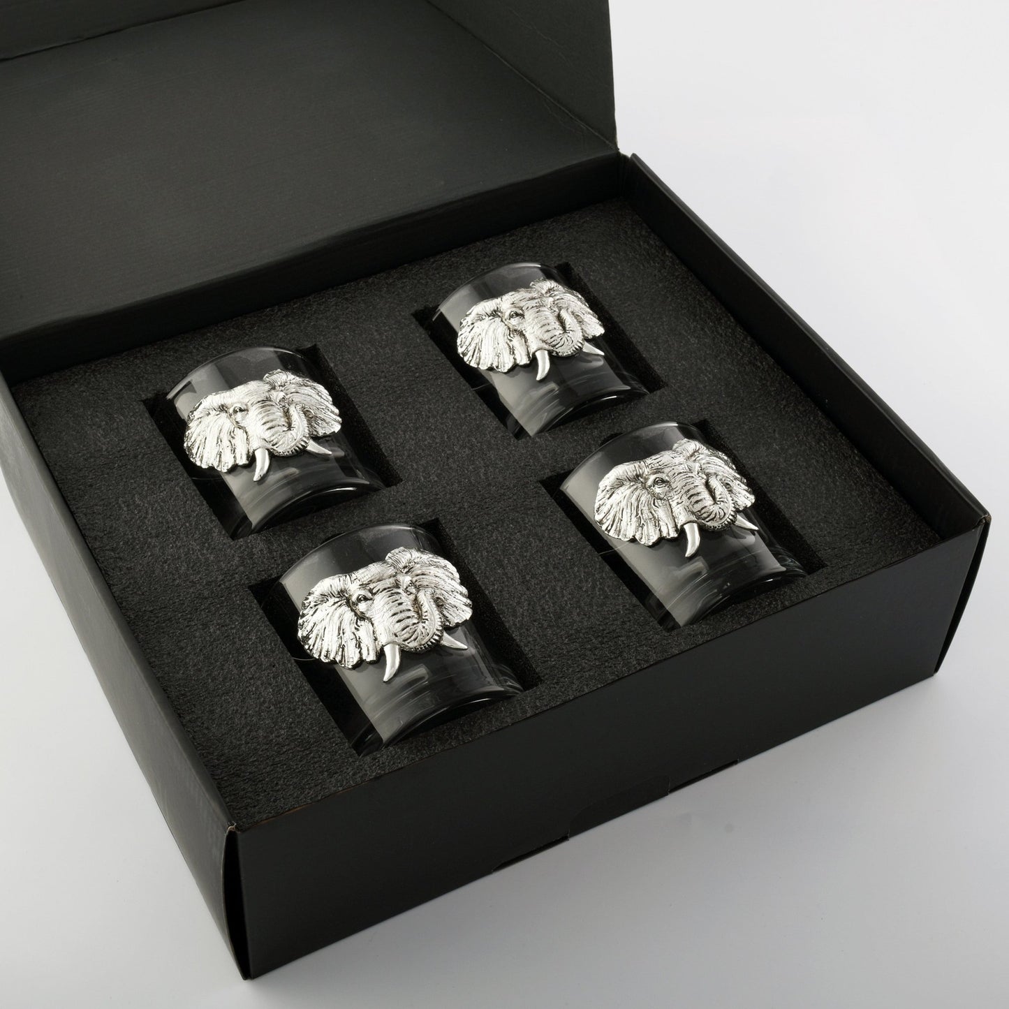 Elephant Bar Glasses Set of 4 - themonogram manor 