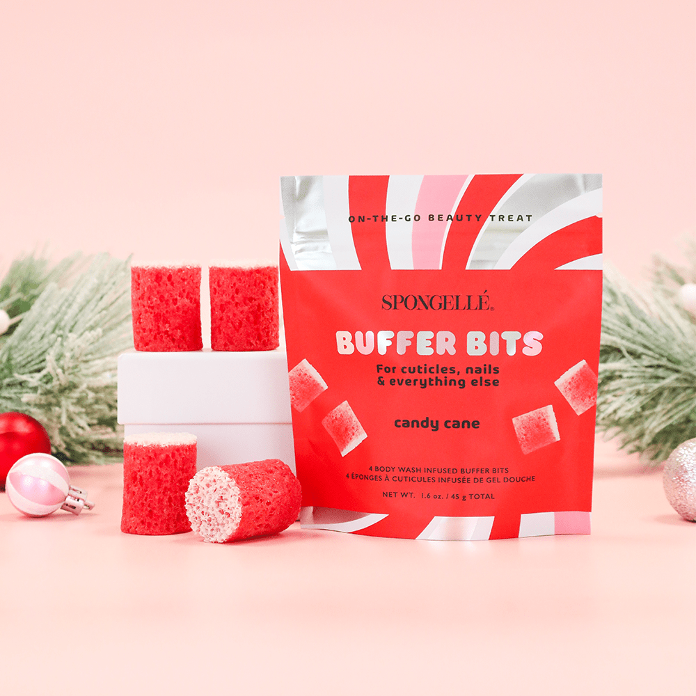 Candy Cane | Holiday PediPOP! Buffer Bits - themonogram manor 