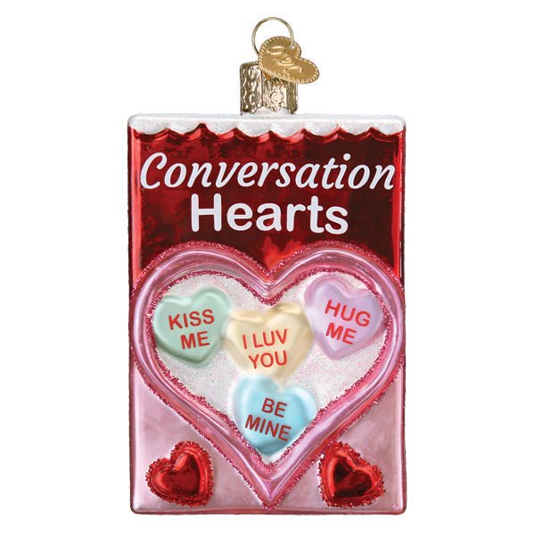 Conversation Hearts Candy Ornament - themonogram manor 