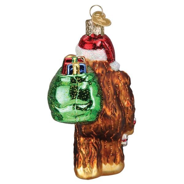 Santa Sasquatch Ornament - #themonogram manor #