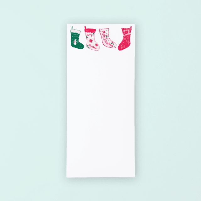 Vintage Stocking List Pad - themonogram manor 