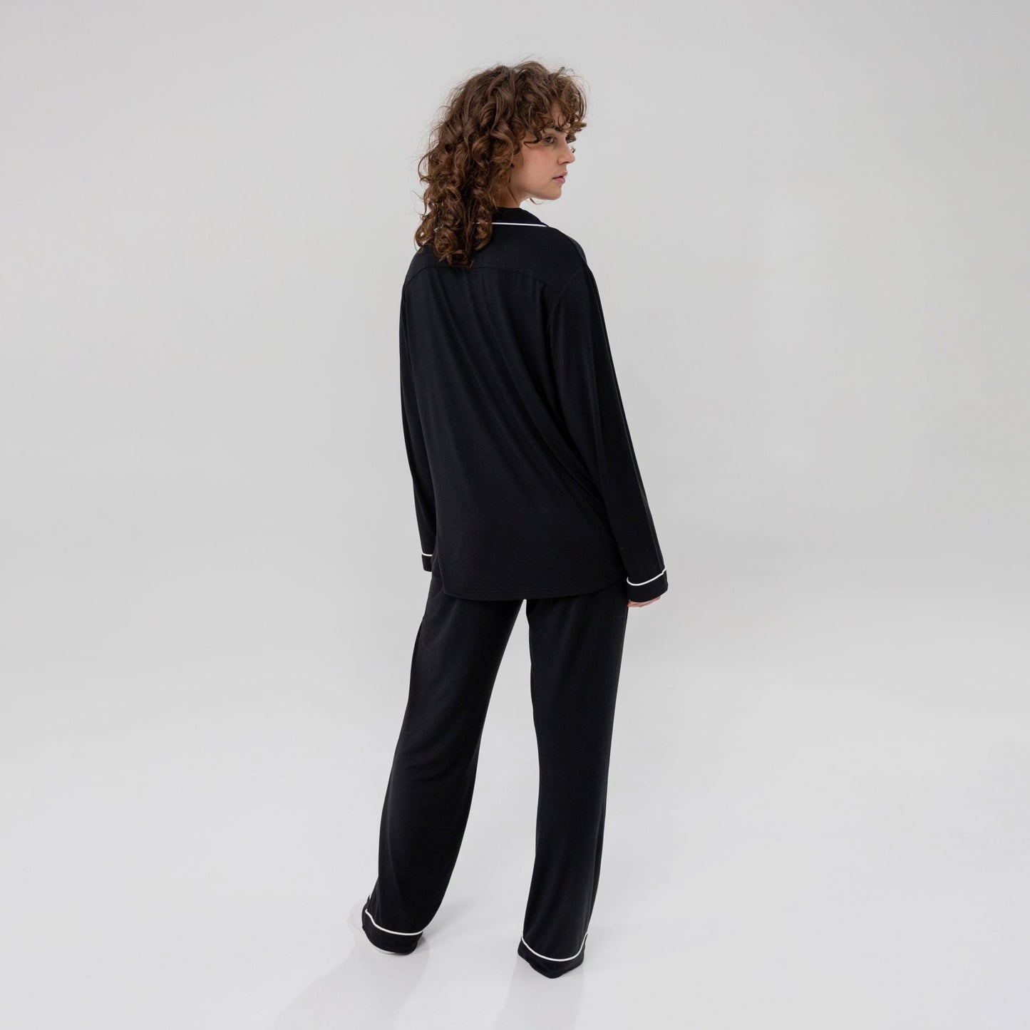 Women's Luxe Bamboo Long PJ Set - themonogram manor 