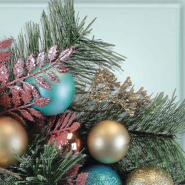24" Touch of Whimsy Pastel Wreath - themonogram manor 