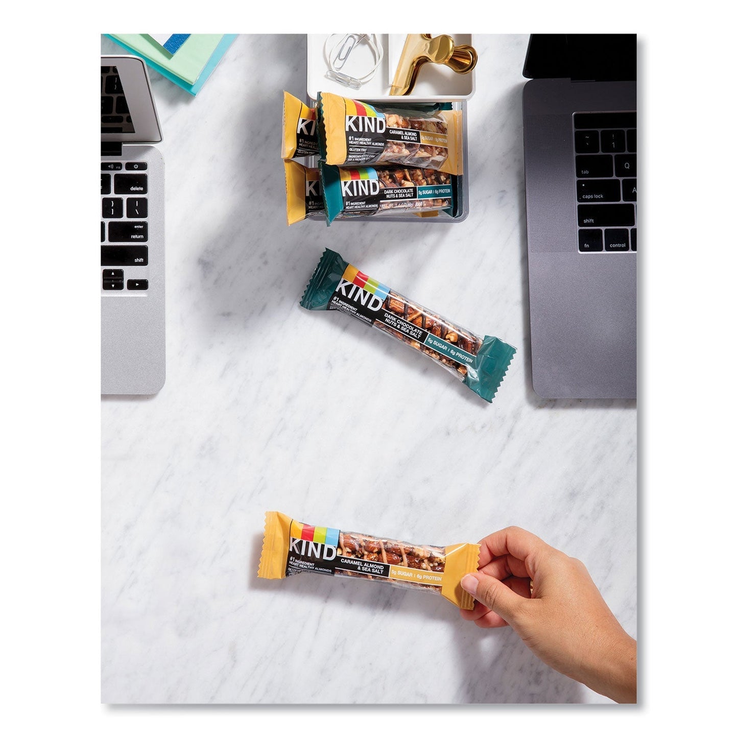 KIND Fruit and Nut Bars, Dark Chocolate Almond and Coconut, 1.4 oz Bar, 12/Box - themonogram manor 