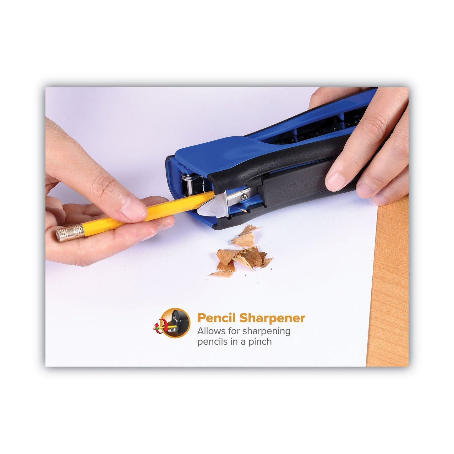 Bostitch Dynamo Stapler, 20 - Sheet Capacity, Blue - themonogram manor 