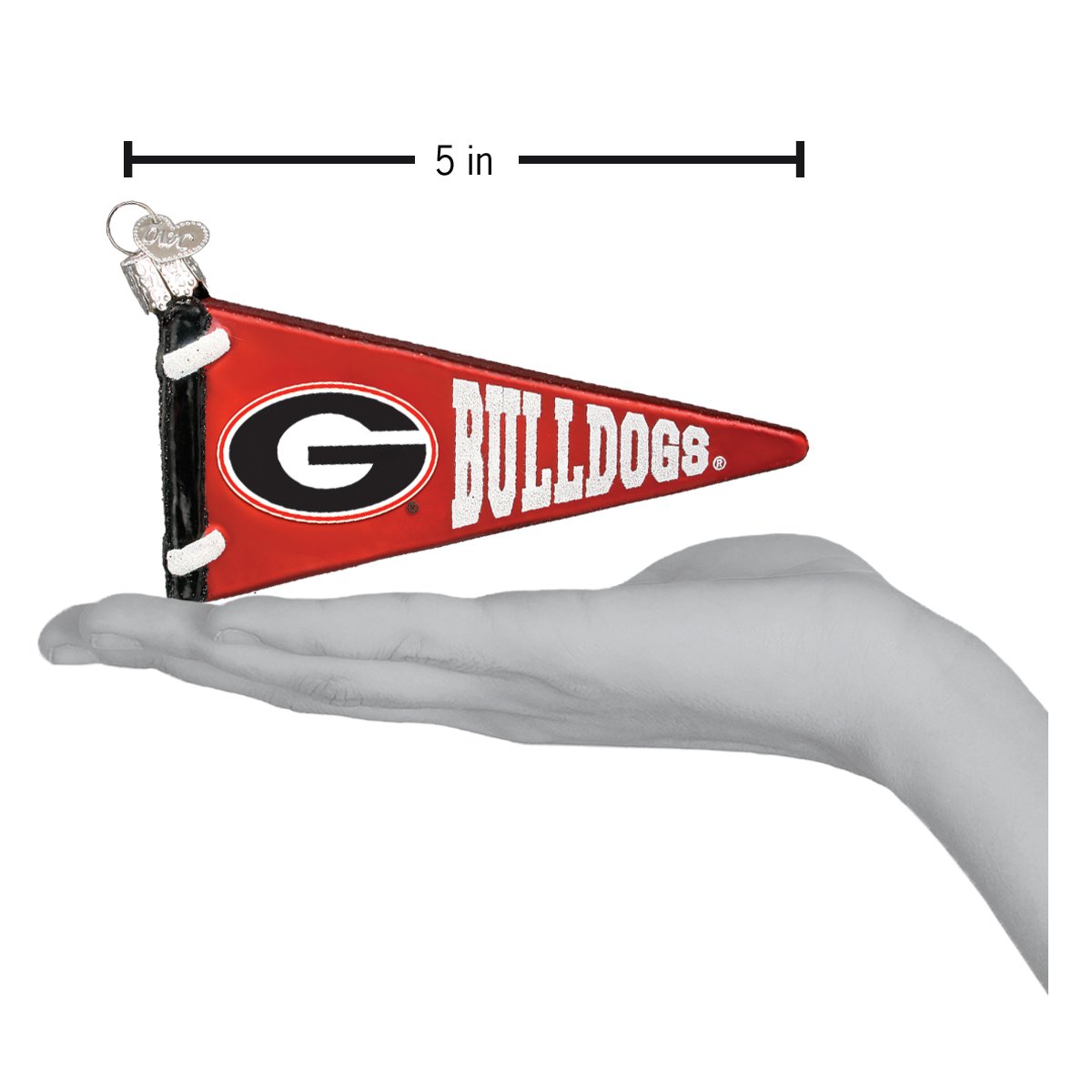 Georgia Pennant Ornament - themonogram manor 