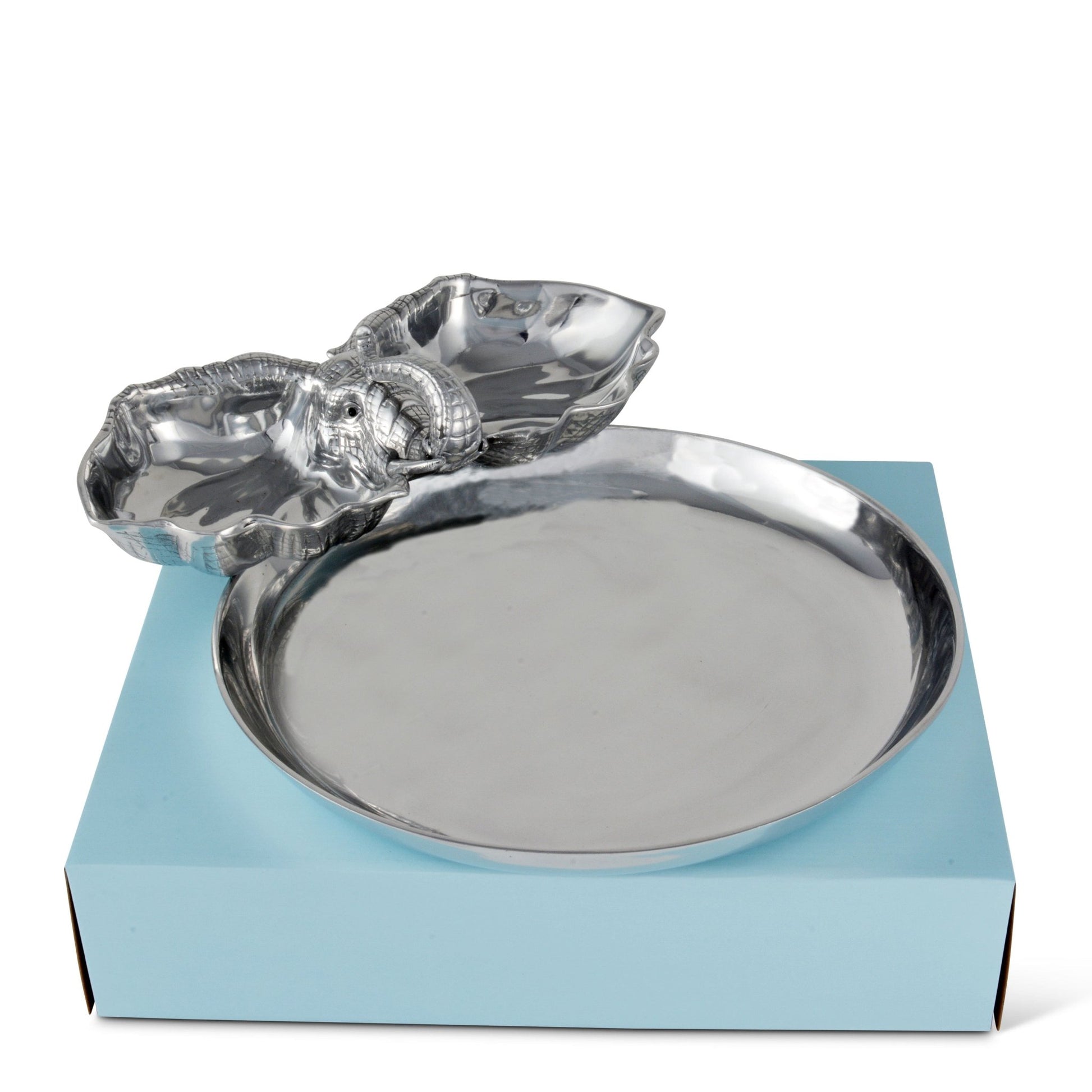 Elephant 14 Round Chip & Dip - themonogram manor 