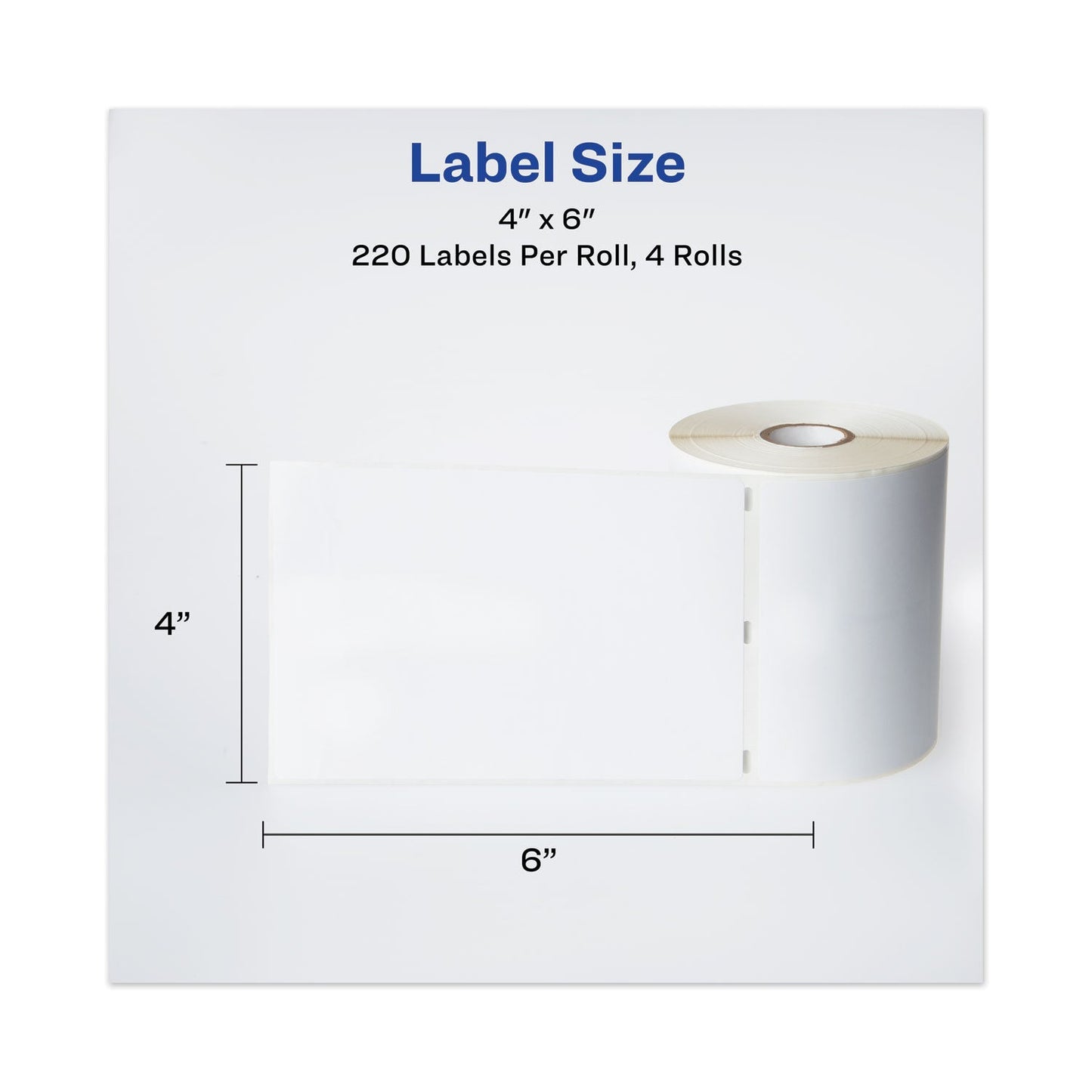 Avery Multipurpose Thermal Labels, 2.13 x 4, White, 140/Roll - themonogram manor 