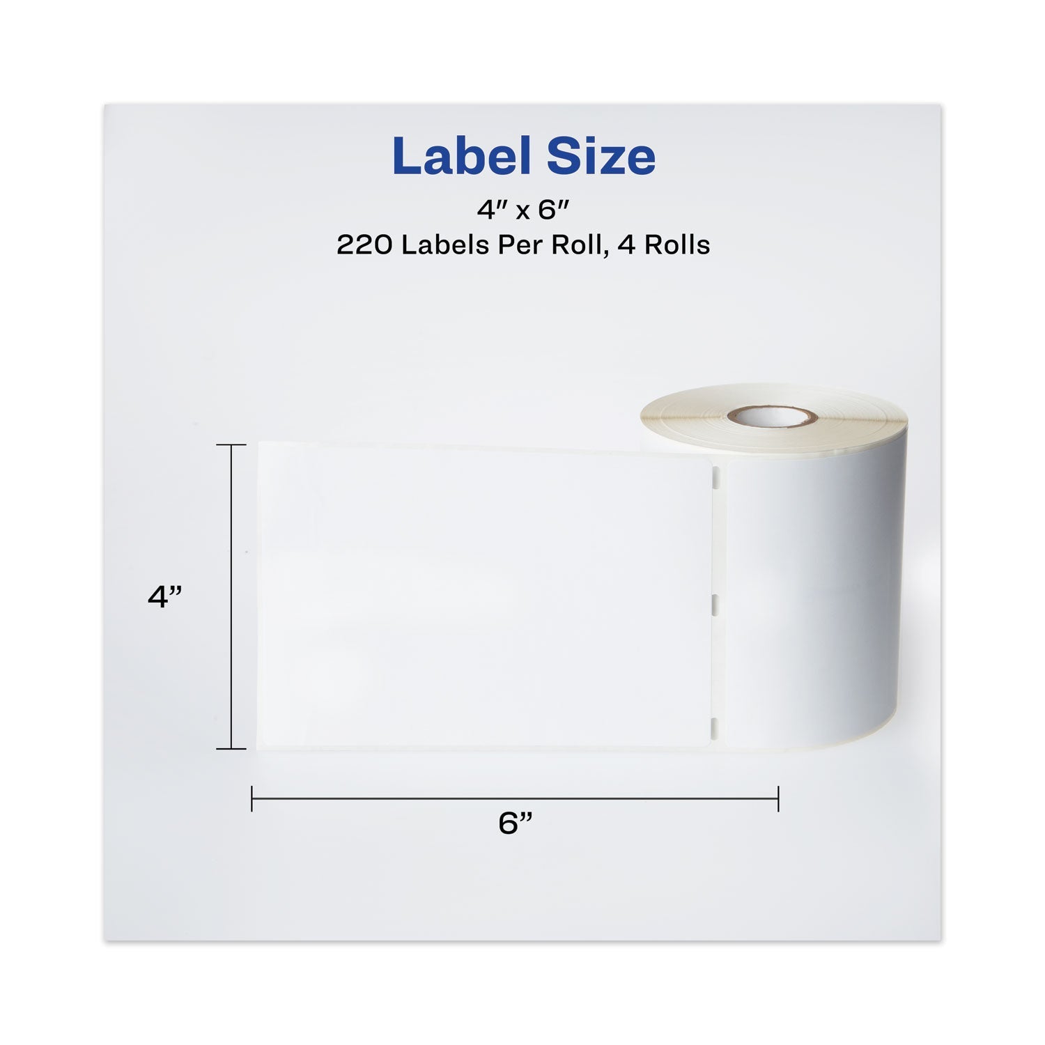 Avery Multipurpose Thermal Labels, 2.13 x 4, White, 140/Roll - themonogram manor 