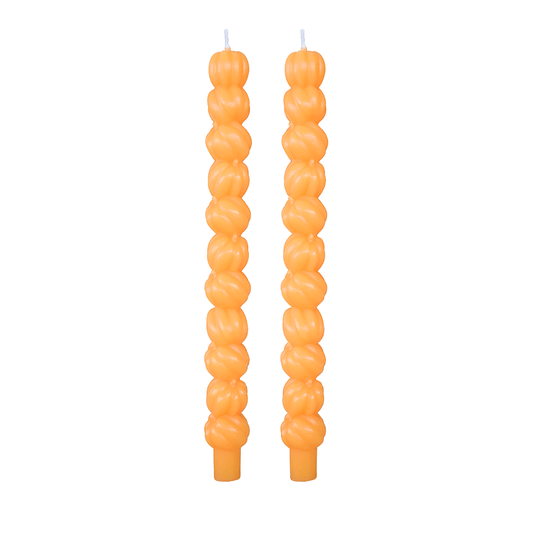 Stacking Pumpkin Taper Candle Set - themonogram manor 