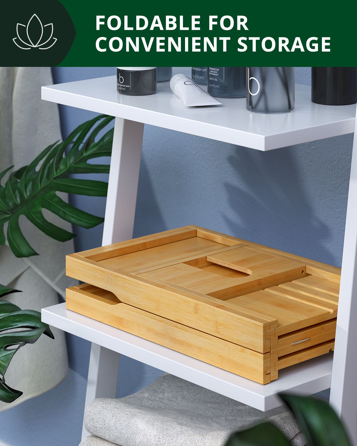 Bathtub Caddy Tray, Natural - themonogram manor 