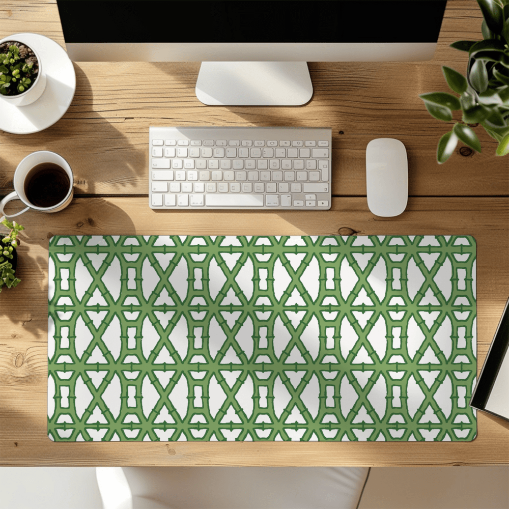 Desk Mat - Bamboo Green - New! - themonogram manor 