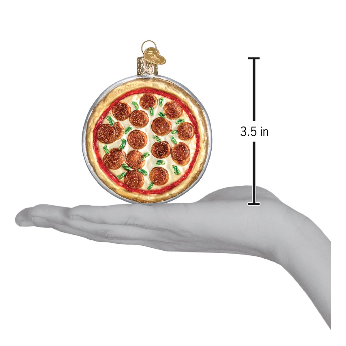Pizza Pie Ornament - #themonogram manor #