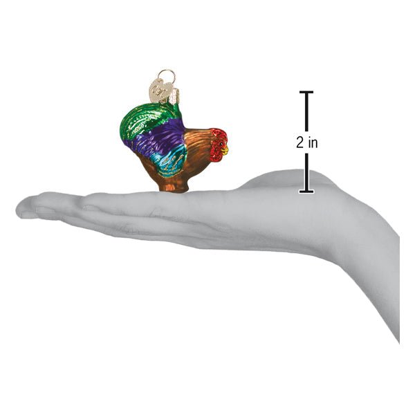 Small Rooster Ornament - #themonogram manor #