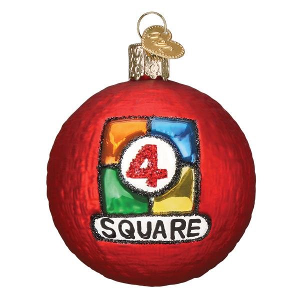 4 Square Ball Ornament - themonogram manor 