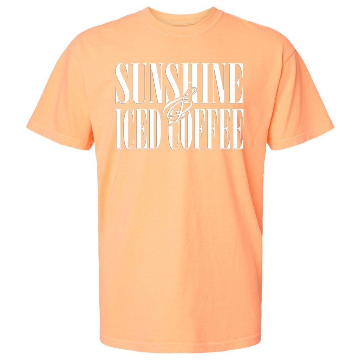 PUFF 'Sunshine & Iced Coffee' T-Shirt - themonogram manor 